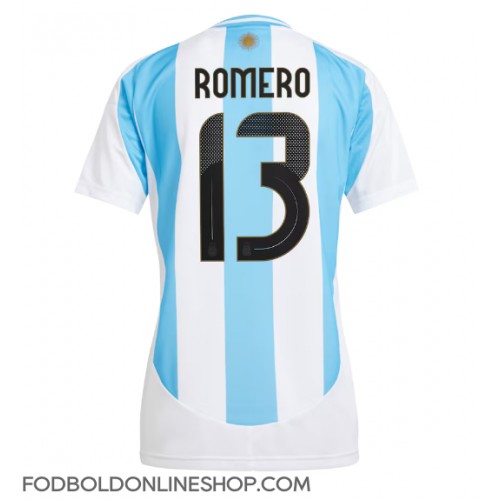 Argentina Cristian Romero #13 Hjemmebanetrøje Dame Copa America 2024 Kortærmet